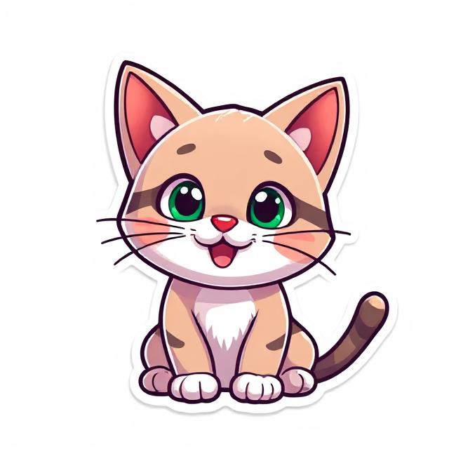 Cute Kawaii Elf Gamer Girl Sticker – Bikini Fantasy Character Decal