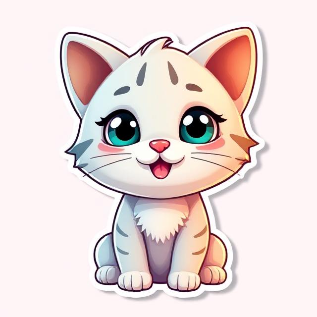 Cute Kawaii Elf Gamer Girl Sticker – Bikini Fantasy Character Decal