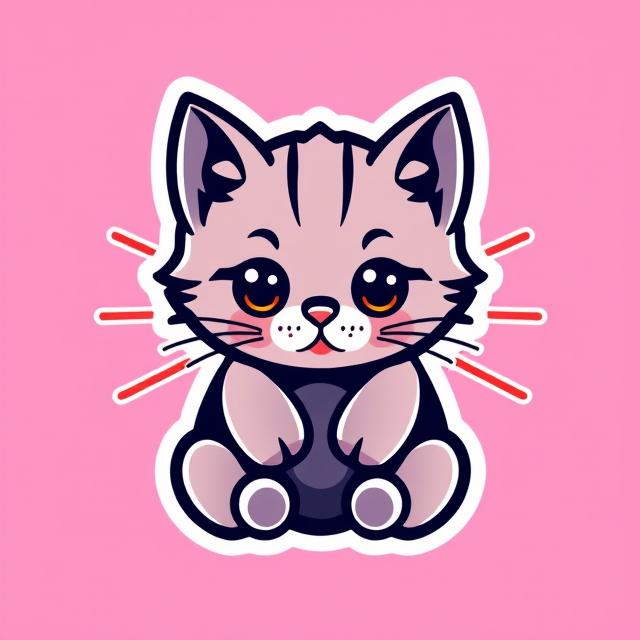 Cute Kawaii Elf Gamer Girl Sticker – Bikini Fantasy Character Decal