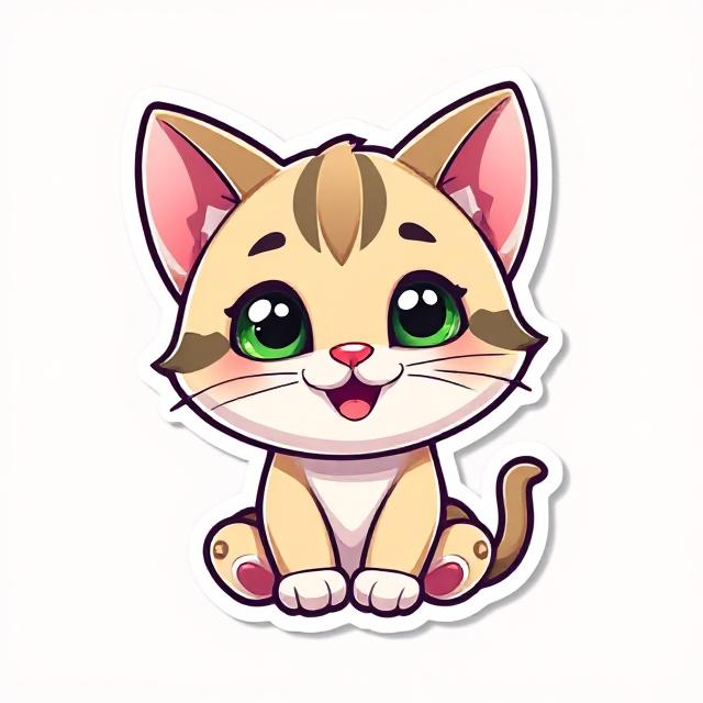 Cute Kawaii Elf Gamer Girl Sticker – Bikini Fantasy Character Decal